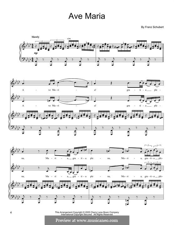 Piano-vocal score (printable scores): Für Stimmen und Klavier by Franz Schubert