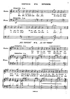 Fünfundzwanzig Gedichte von Puschkin, Op.57: Nr.3 Epitaphium by César Cui