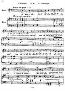 Fünfundzwanzig Gedichte von Puschkin, Op.57: Nr.16 Den Freunden by César Cui