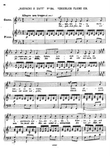 Fünfundzwanzig Gedichte von Puschkin, Op.57: Nr.24 Vergeblich Fliehe Ich by César Cui