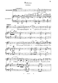 Die Favoritin : Una vergine, un angel di Dio. Romance for tenor by Gaetano Donizetti
