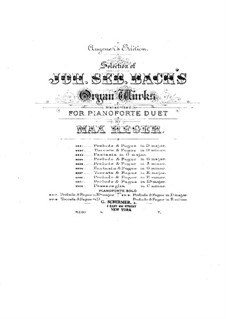 Präludium und Fuge in Es-Dur, BWV 552: Bearbeitung für Klavier by Johann Sebastian Bach