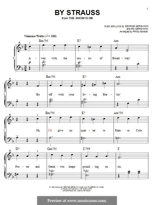 By Strauss: Für Klavier by George Gershwin