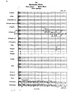 Die Brautwahl, BV 261 Op.45: Mystisches Stück by Ferruccio Busoni