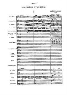 Sinfonie Nr.4 in cis-Moll, Op.21: Sinfonie Nr.4 in cis-Moll by Albéric Magnard