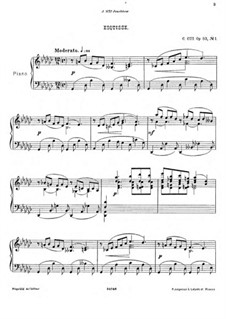 Fünf Stücke, Op.83: Nr.1 Skizze by César Cui