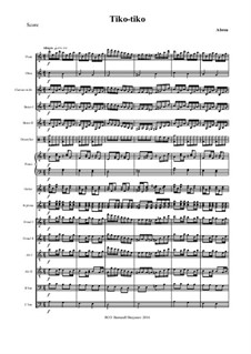 Tico-Tico no fubá: For russian folk orchestra by Zequinha de Abreu