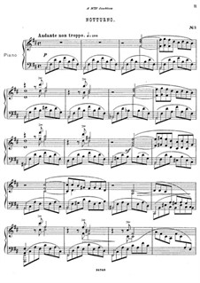 Fünf Stücke, Op.83: Nr.3 Nocturne by César Cui