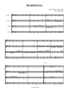 Crown Him with Many Crowns: Für Streichquartett by George Job Elvey