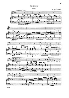 Let the Bright Seraphim: Für Stimme und Klavier by Georg Friedrich Händel