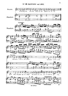 Solomon, HWV 67: Haste, haste to the cedar grove. Recitative and Aria for alto/countertenor by Georg Friedrich Händel