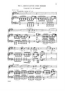 Nr.3 Alle Tale macht hoch und erhaben: For tenor and piano by Georg Friedrich Händel