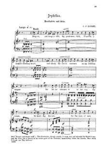 Fragmente: Waft her angels into the skies. Recitative and Aria for tenor by Georg Friedrich Händel