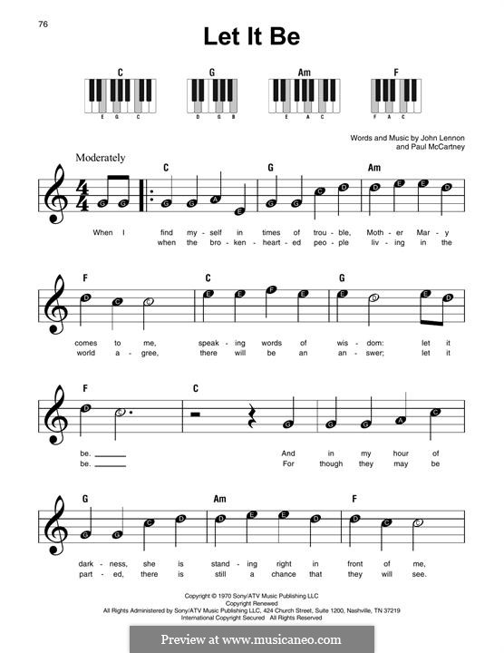Vocal version: Melodische Linie by John Lennon, Paul McCartney