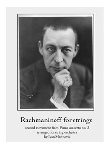 Klavierkonzert Nr.2 in c-Moll, Op.18: Movement II, for strings by Sergei Rachmaninoff
