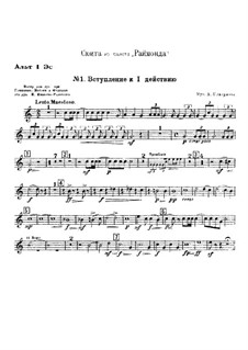 Raimonda, Op.57: Suite. Introduktion zum Szene I, Akt I – Stimmen by Alexander Glazunov