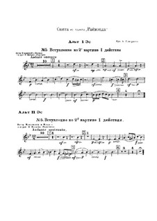 Raimonda, Op.57: Suite. Introduction zum Szene II, Akt I – Stimmen by Alexander Glazunov
