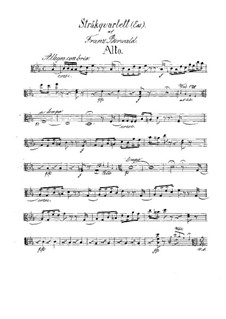 Streichquartett Nr.3 in Es-Dur: Violastimme by Franz Berwald