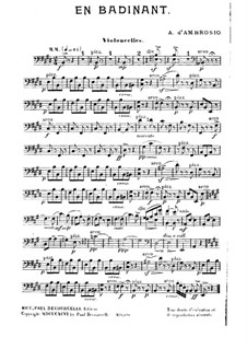 En Badinant: Cellostimme by Alfredo D'Ambrosio