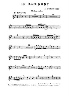 En Badinant: Kornettstimme by Alfredo D'Ambrosio