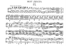 Acht Stücke für Klavier, vierhändig, Op.60: Stück Nr.4 by Carl Maria von Weber