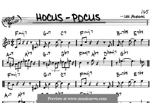 Hocus-Pocus: For any instrument by Lee Morgan