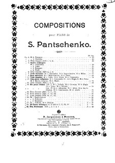 Fünf Arabesken, Op.59: Fünf Arabesken by Semjon Pantschenko