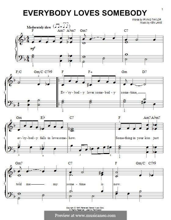 Everybody loves my baby ноты. песня everybody loves. Everybody loves me onerepublic. песня everybody loves. Dean martin everybody loves somebody ноты.