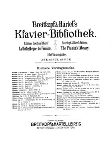 Barkarole, Op.63: Für Klavier by Gustav Adolf Merkel