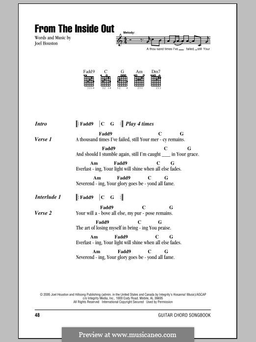 From the Inside Out: Text und Akkorde by Joel Houston