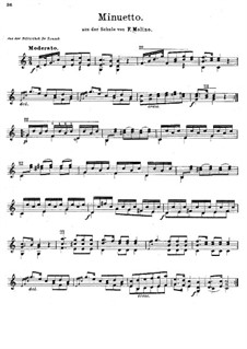 Menuett: Menuett by Francesco Molino