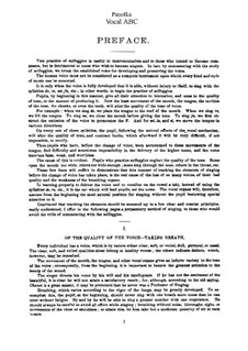 Vocal ABC: Vocal ABC by Heinrich Panofka