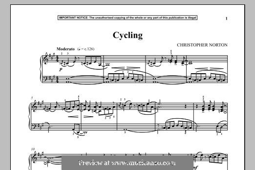 Cycling: Für Klavier by Christopher Norton