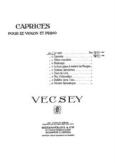 Caprice No.1 'Le Vent': Caprice No.1 'Le Vent' by Franz von Vecsey