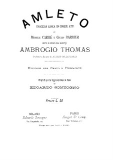 Amleto: Amleto by Ambroise Thomas