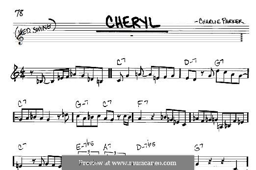Cheryl: For any instrument by Charlie Parker