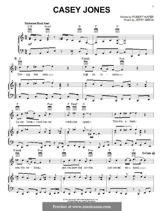 Candyman (Grateful Dead): Für Stimme und Klavier (oder Gitarre) by Jerry Garcia, Robert Hunter