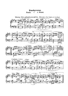 Nr.22 Rundgesang: Für Klavier by Robert Schumann