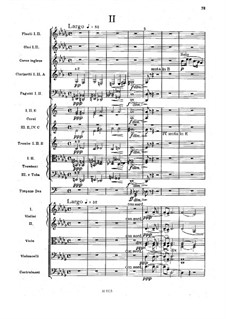 Teil II (Largo): Partitur by Antonín Dvořák