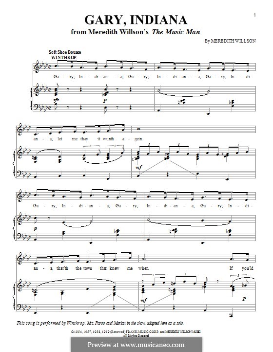 Gary, Indiana von M. Willson Noten auf MusicaNeo