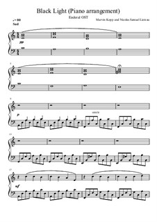 Schwarzes Licht, Klavier Arrangement (Enderal OST): Schwarzes Licht, Klavier Arrangement (Enderal OST) by Marvin Kopp, Nicolas Lietzau