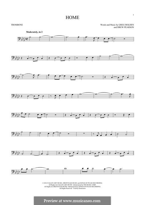 Home: For trombone by Phillip Phillips