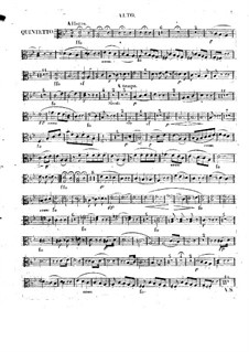 Quintett für Klavier, Harfe und Streicher, Op.142: Violastimme by Ferdinand Ries