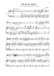 Beatrice di Tenda: Oh! divina Agnese by Vincenzo Bellini