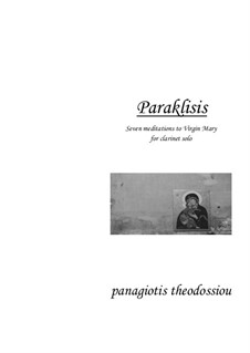 Paraklisis: Für Klarinette, Op.2 by Panagiotis Theodossiou