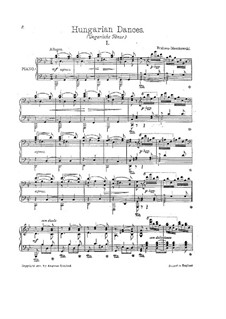 Nr.1-10: Für Klavier (Version von M. Moszkowski) by Johannes Brahms