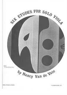 Six Etudes: For solo viola by Nancy Van de Vate