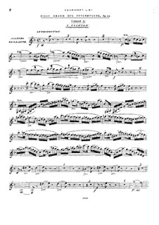 Grosses Konzertduo Nr.1, Op.43: Klarinettenstimme by John Clinton