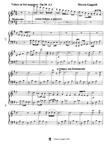 Valzers, Op.36: Valzer No.1 in Sol Maggiore by Marzia Gaggioli