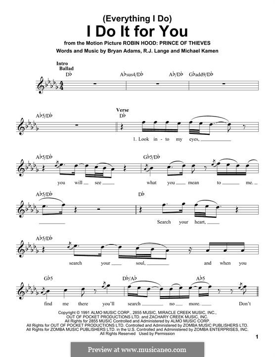 Vocal version: Melodische Linie by Michael Kamen